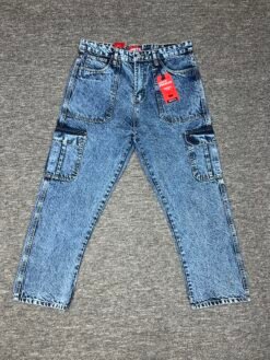 6 POCKET DENIM BAGGY (Deep Sky)