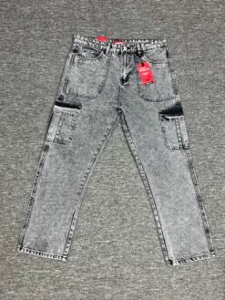 6 POCKET DENIM BAGGY (Light Ash)