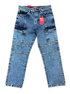 DENIM BAGGY – Middle Blue